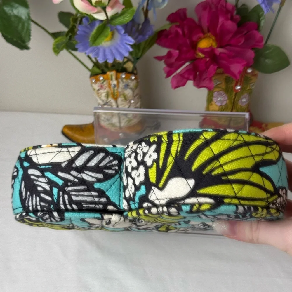 Vera Bradley Island Blooms Heart to Heart Jewelry Case Floral Fabric RETIRED